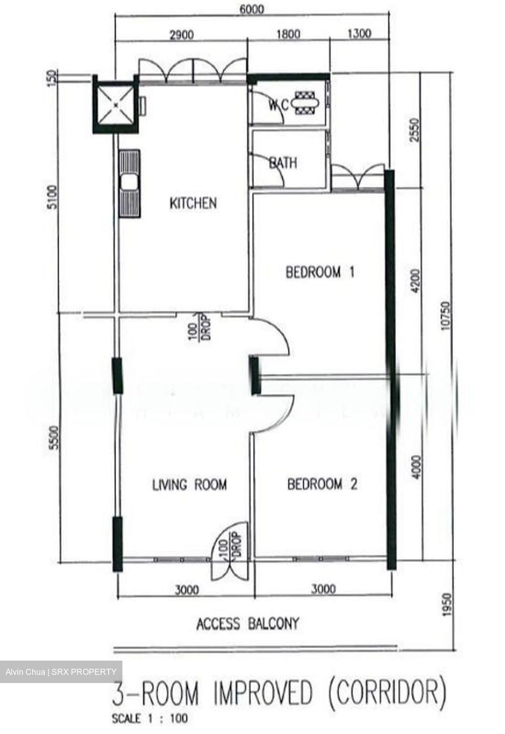Blk 1 Tanjong Pagar Plaza (Bukit Merah), HDB 3 Rooms #566849381